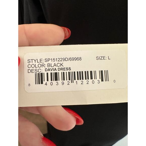 Rachel Pally Women's Davia Short Sleeve Maxi Dress, Black, LG (NWT) - Picture 5 of 10